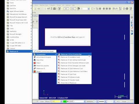 Tips to Transition from Mastercam V9 to the X Platform