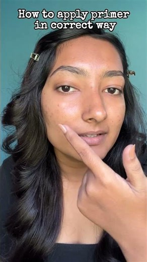 This is the right way to apply primer on face before makeup.