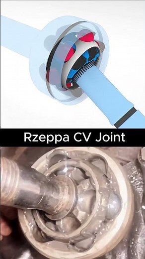 CV Joint Action - Suspension Engineering #automobile #mechanical #engineering