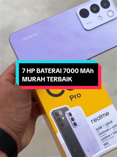 Rekomendasi 7 HP Baterai 7000 mAh Murah Terbaik