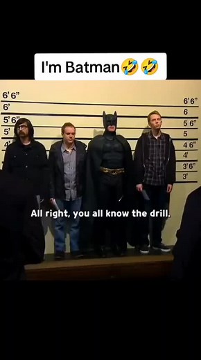 #funny#batman#lineup#humour#comedy | Batman