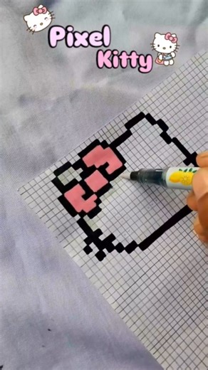 𝐵𝑙𝑜𝑜𝑚 𝑒𝑐ℎ𝑜 on Instagram: "Hello kitty wall decor 💗🐱 #hellokitty #pixel #pixelart #pixelartideas #pixelarttutorial art arttutorial artideas fypシ walldécor walldecor craft diy fyp Hello Kitty wall decor, Hello Kitty pixel art, pixel art wall decor, pixel art tutorial, DIY wall decor, DIY pixel art, cute wall decor ideas, aesthetic room decor, coquette wall decor, easy pixel art, grid drawing art, pixel drawing tutorial, DIY craft ideas, handmade wall decor, kawaii room decor, pastel wall