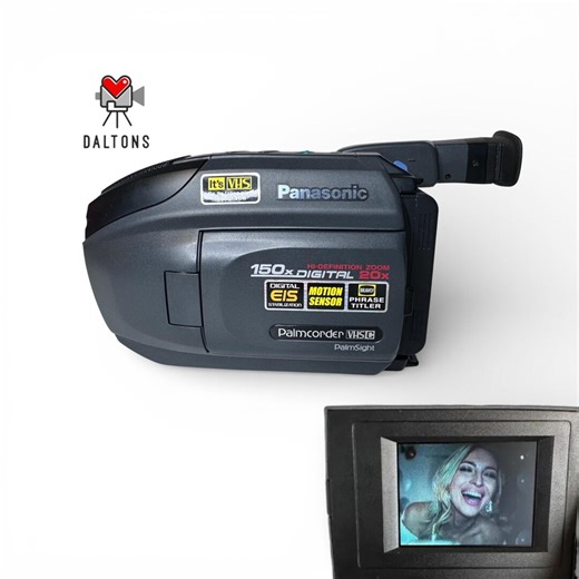 Panasonic VHS-C Camcorder Palmcorder |   New Battery | Vintage Y2K Home Movie Camera Bundle - Etsy