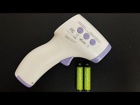 How to Replace the Batteries in Your Homedics Infrared Thermometer! DIY EASY GUIDE