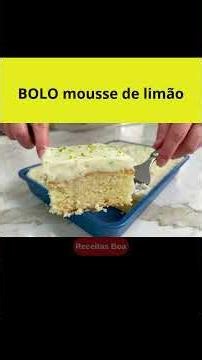 BOLO mousse de limão #shorts