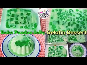 How to make Buko Pandan Jelly | Gelatin Dessert | Buko pandan jelly recipe | Easy dessert recipe