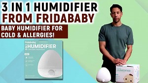 Watch Frida Baby 3-in-1 Humidifier with Diffuser - Review on Amazon Live