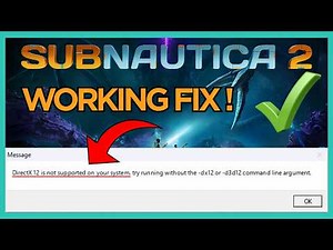 How to Fix Subnautica 2 DirectX 12 is Not Supported on Your System