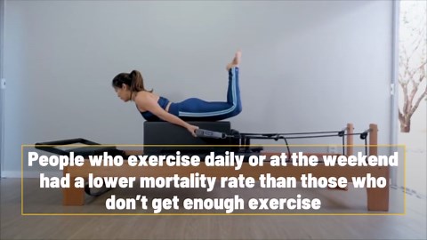 Exercising on weekends just as beneficial as daily exercise