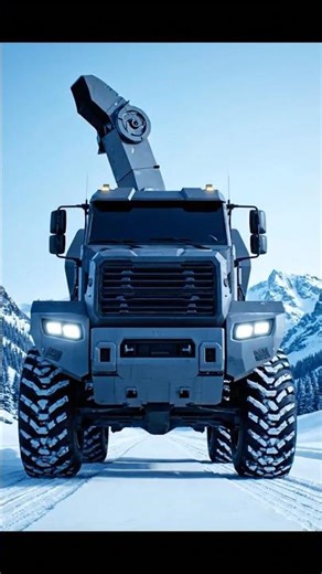 Snow Blower Truck ❄️🚛 Transforms Into Heavy Ice‑Breaker Robot 🤖 – Cinematic AI Animation