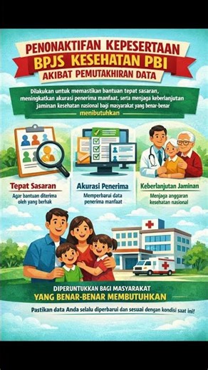 #BPJSKesehatan #UpdateData #PeduliSesama #InfoKesehatan #BantuanTepatSasaran