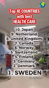 218K views · 624 reactions | Countries with best Health Care.. #sweden #denmark #germany #finland #switzerland #norway #canada #unitedkingdom #netherland #japan #healthcare | Honie Jalbuna | Facebook