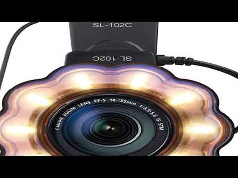 Seafrogs Macro Led Ring Light Flash Speedlite with Adapter ring for Nikon D5100 D3100 Series Canon