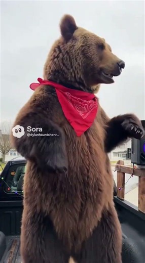 bear breakdance #funny #trending #shorts #ai #popular