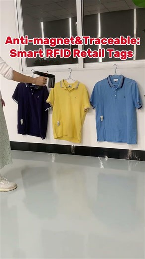 RFID smart security tag, unlocked without magnetism. #rfid #rfidtag #smarttag #securitytag #retail