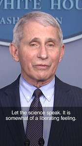 47K views · 2.6K reactions | Dr Anthony Fauci struck a much different tone at a White House COVID-19 briefing today, admitting it felt 'liberating' to be part of an administration 'based on science'. | SBS News | Facebook