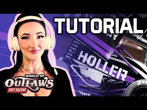 How to Create Letters on Custom Car Designs — World of Outlaws: Dirt Racing
