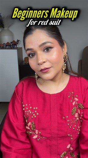 Prerna Payal | Mua | Makeup Coach on Instagram: "📌& Beginners step by step makeup for RED suit 🪄 (Save & Share ) with friends 🚀 . Easy step by step makeup tutorial for beginners wearing red ethnic wear, try & comment . @pulsingglambyprerna . Makeup, makeup tutorial, step by step makeup, beginners makeup, easy makeup tutorial, viral reels, makeup reels, trending reels, makeup trends, affordable makeup, reels, makeup . #makeup #makeuptutorial #makeupsteps #viralreels #trendinreels #réel #makeup