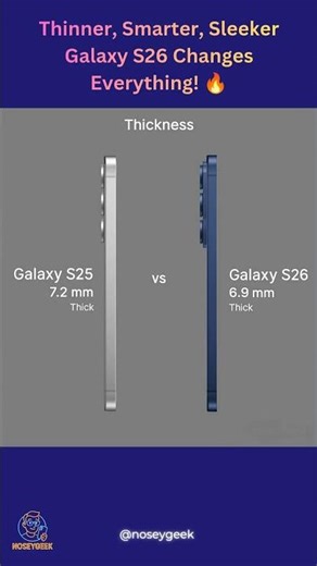 Galaxy S26 vs S25: Samsung’s Slim Revolution You Didn’t Expect! 💎📱