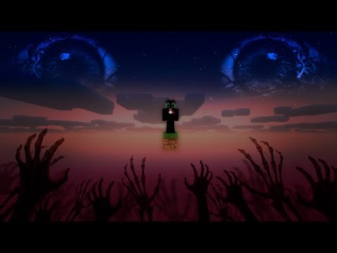 JOGUEI ONE BLOCK no MINECRAFT com 50 MODS de TERROR!