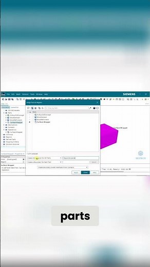 StarCCM+ Tutorial: Assigning Parts to Regions Seamlessly #shorts