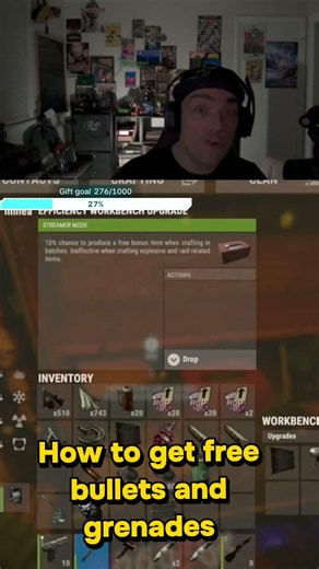 FREE BULLETS AND GRENADES IN RUST #rustjt #rustjt #rust