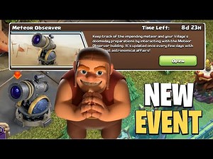 NEW EVENT! Meteor Observer FULLY EXPLAINED | Clash of Clans