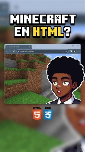 Estoy creando un fangame de Minecraft en HTML y CSS V1.0 #minecraft #css #html