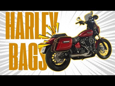 Motorcycle Hard Bags Custom Painted For Harley Street Bob