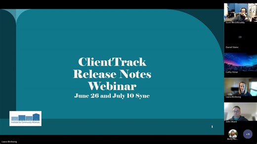 07.21.2025 ClientTrack Release Webinar