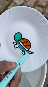 11K views · 59 reactions | How to draw turtle  step by step by floating pen for beginners | AP Drawing | Facebook