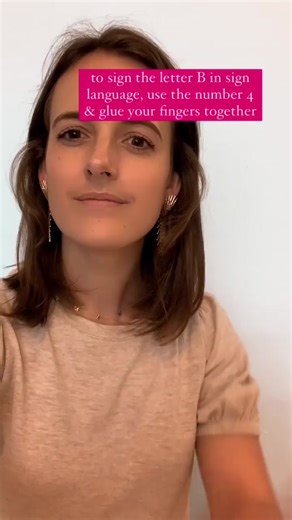 Learn How to Sign the Letter B in ASL