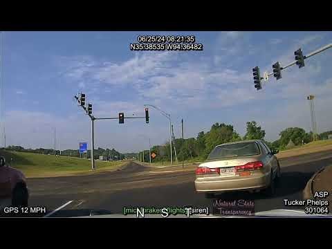 Pursuit/Crash I-540/Grand Ave Fort Smith Arkansas State Police Troop H, Traffic Series Ep. 1035