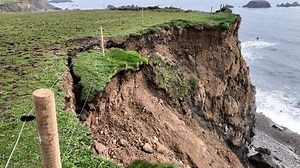 Coastal Erosion Soil Cliff Sliding Into Stock Footage Video (100% Royalty-free) 3467016475 | Shutterstock