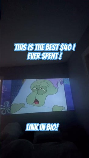 4K Projector with built in apps and Wi-Fi! Just plug and play!