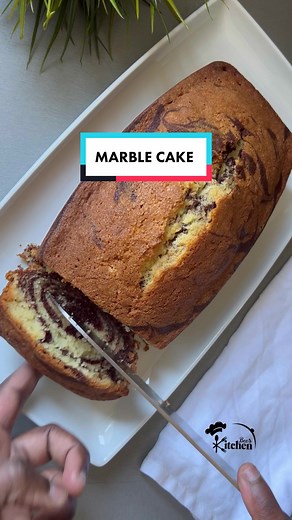 This marble cake recipe is a sight to behold, with chocolate and vanilla sponge swirl creating a beautiful cake🥰 Ingredients for cake batter: *170g Caster Sugar *180g Unsalted Butter *3 Eggs *200g Self Raising Flour *1 Tsp Salt *1 Tsp Baking Powder *50ml Whole Milk *1 Tsp Vanilla Extract *2 Tbsp Dark Cocoa Method: Pre-heat oven at 180 degrees Celsius. Grease baking tin with unsalted butter, line the baking tin with parchment paper if using a metal tin, dust with flour and set aside for later us
