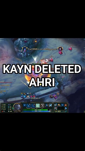 SHADOW ASSASSIN KAYN JUST ERASED AHRI 💀💨