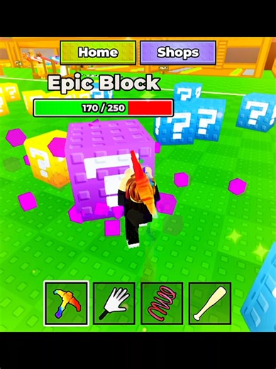 break a block gameplay Roblox #roblox #breakablock
