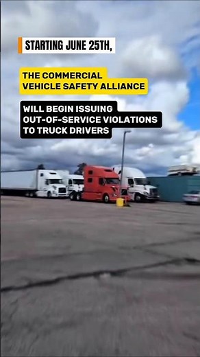 🚨 CVSA to Enforce English Tests for Truck Drivers Starting June 25 ‼️ #usa