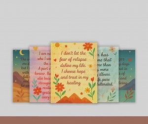 30 Motivational Cards After Cancer | Printable Affirmations | Hope & Strength | Digital Gift for Survivors | Mental Health Support - Etsy