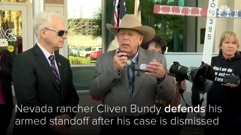 Cliven Bundy continues to defend standoff after case dismissal