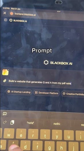use blackbox ai right now #coding #code #blackboxai