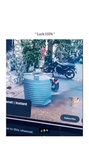 Clear Form on Instagram: "This video is a compilation of several short clips showcasing incredibly lucky or coincidental events. Each segment features a situation where something could have gone wrong or was highly improbable, but it ends up with a surprisingly perfect or fortunate outcome. Examples include a person narrowly avoiding a bridge, a skateboarder being caught mid-fall, a pencil balancing perfectly, a cake remaining intact after a tablecloth pull, and a tree falling upright. The video