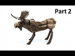 Origami Bull Moose Tutorial (Robert Lang) - Part 2