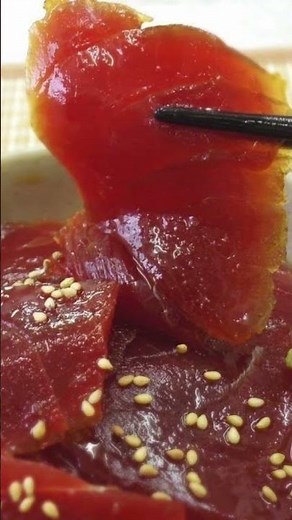 マグロの漬け丼（簡単・お店の味）とろける美味しさ！簡単「マグロの漬け丼」を作りました。