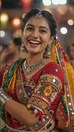 Traditional Gujarati Garba Dance 💃✨ | Colorful Navratri Celebration | Indian Folk Dance