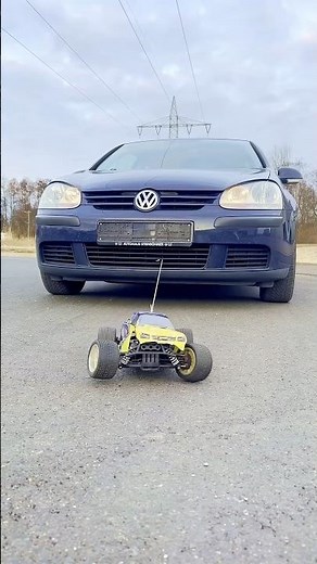 Which Rc Car Pulling Real Car ll #pulling #rccar #shorts