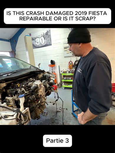 iS THIS CRASH DAMAGED 2019 FIESTA REPAIRABLE OR IS IT SCRAP? #salvage #mechanic #crash