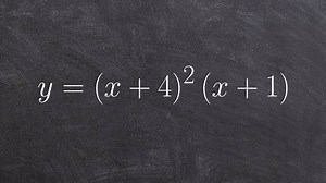 Learn how to sketch the graph of a polynomial given factored form using multiplicity
