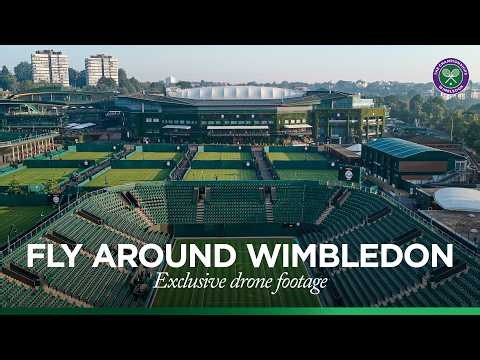 Wimbledon like you've never seen it before! 🤩 | Incredible drone footage